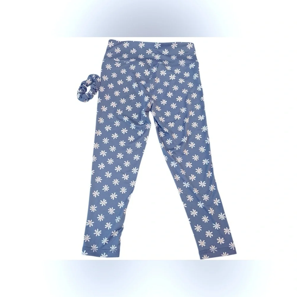 Ideology Blue and White Daisy Print Leggings